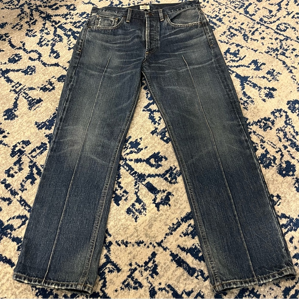 Citizens Of Humanity Dark Blue Straight Jeans - Picture 2 of 6
